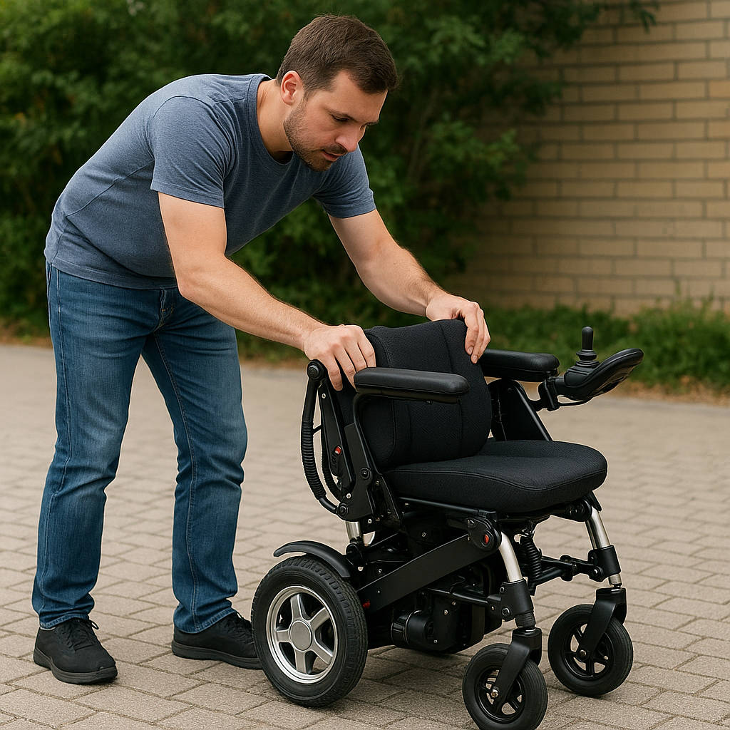 Fauteuil roulant pliable