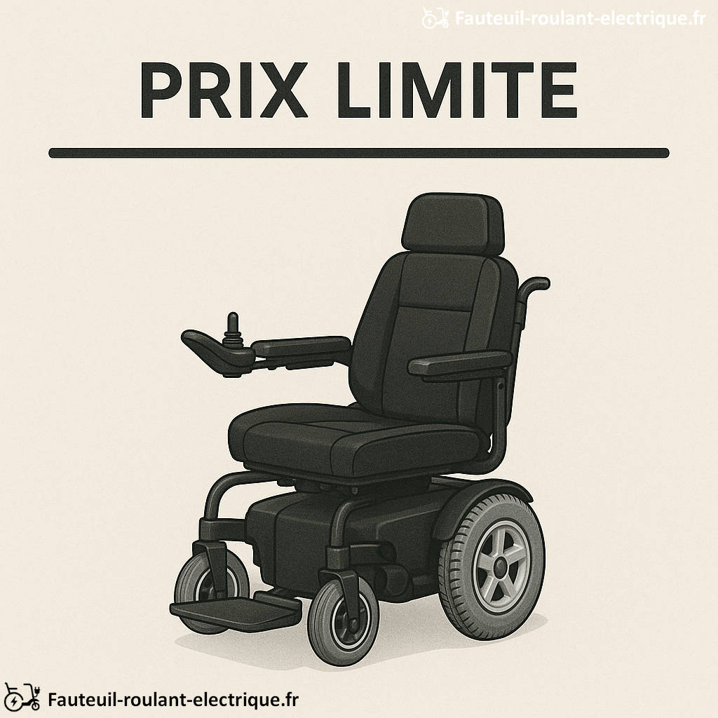 PLV prix limite de vente fauteuil roulant