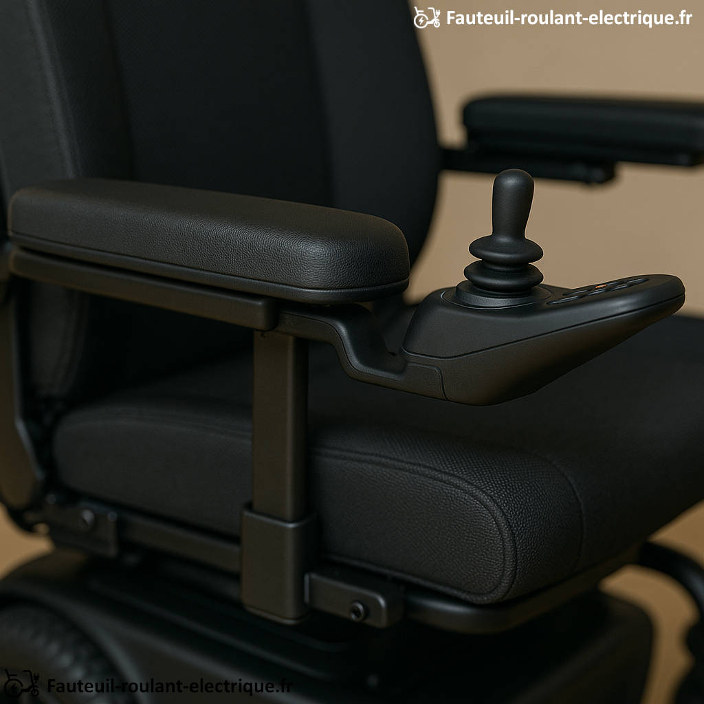 accoudoirs de fauteuil roulant électrique