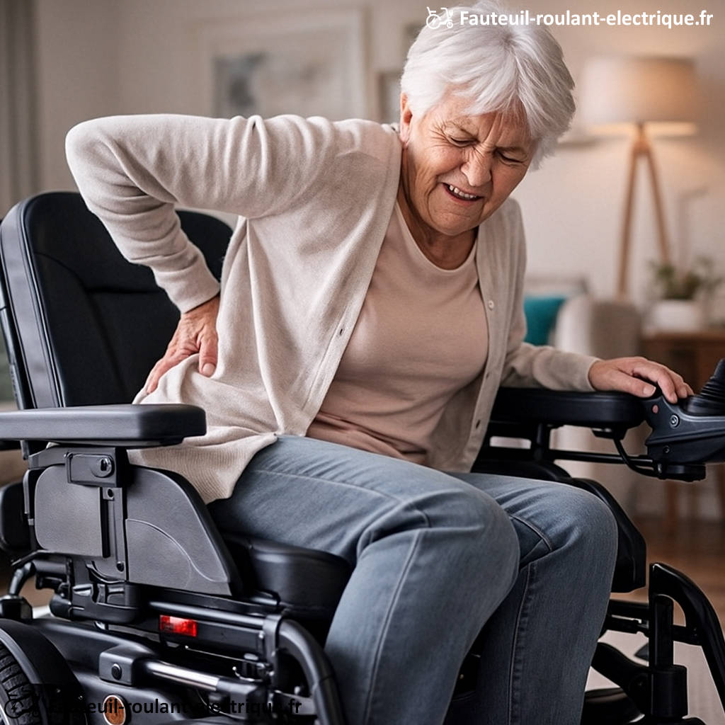 assise douloureuse fauteuil roulant électrique