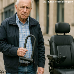 cadenas pour fauteuil roulant électrique