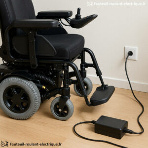 chargement chargeur fauteuil roulant électrique