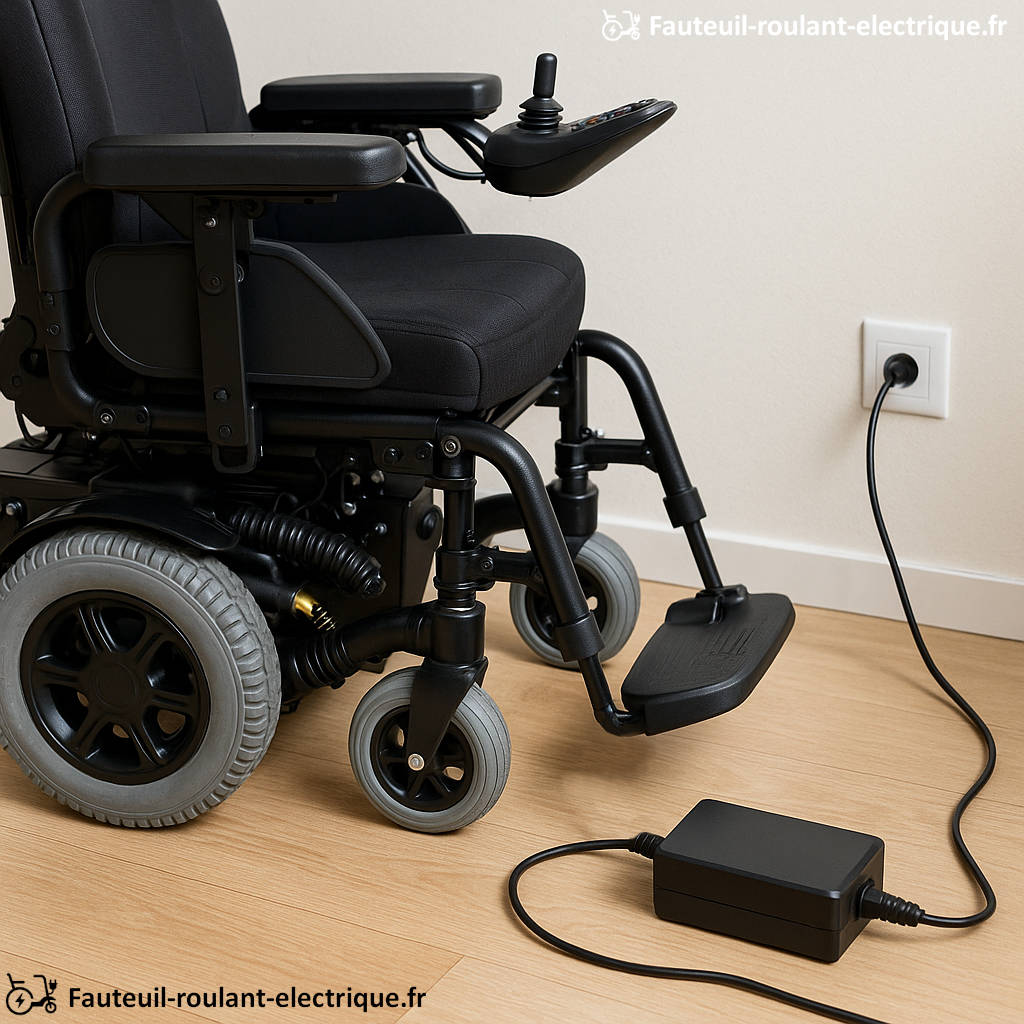 chargement chargeur fauteuil roulant électrique