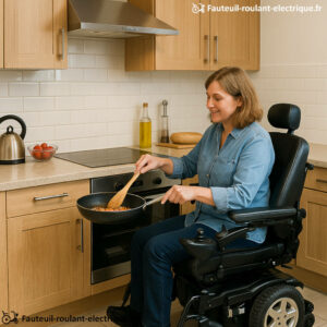 cuisine en fauteuil roulant