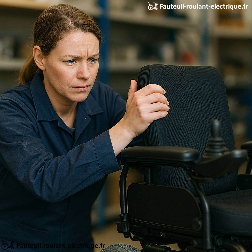 dossier qui tremble fauteuil roulant jeu vibre