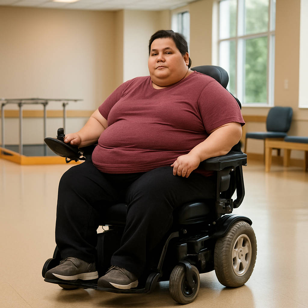 fauteuil roulant électrique pour obése gros bariatrique