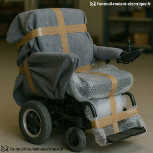 fauteuil roulant électrique protégé transport