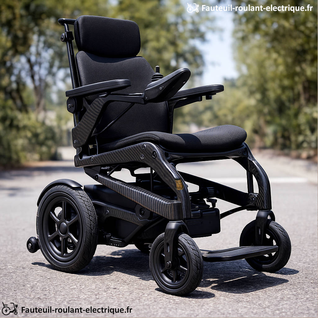 fauteuil roulant électrique ultra-light en carbone