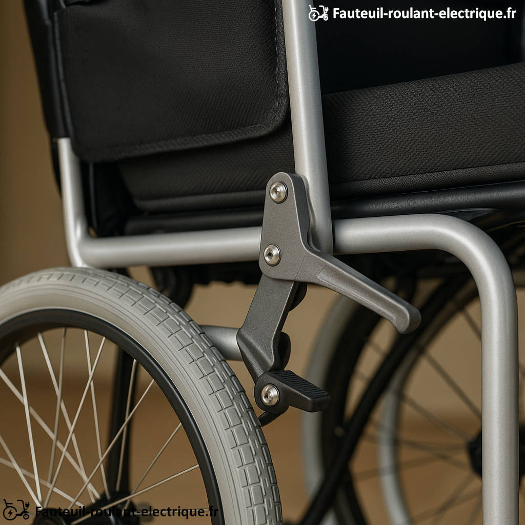 frein fauteuil roulant manuel