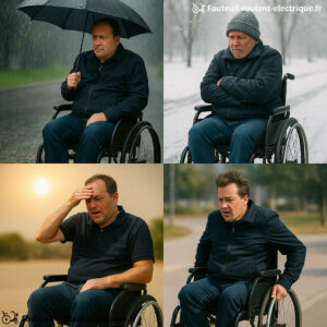 météo chaleur pluie froid canicule fauteuil roulant