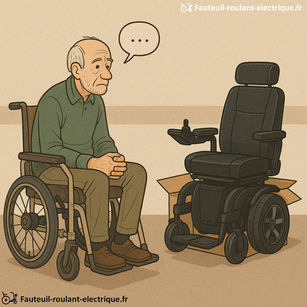 remplacement fauteuil attente délais