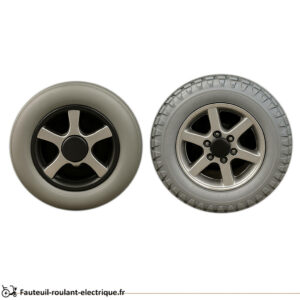 roue pneumatique gonflées vs roue bandage dure