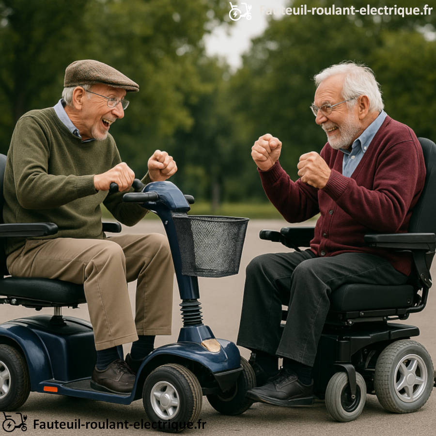 scooter pmr VS fauteuil roulant électrique