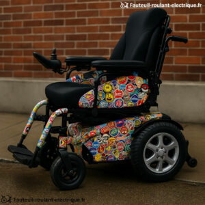 stickers et autocollants sur fauteuil roulant garantie