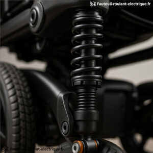 suspension fauteuil roulant électrique