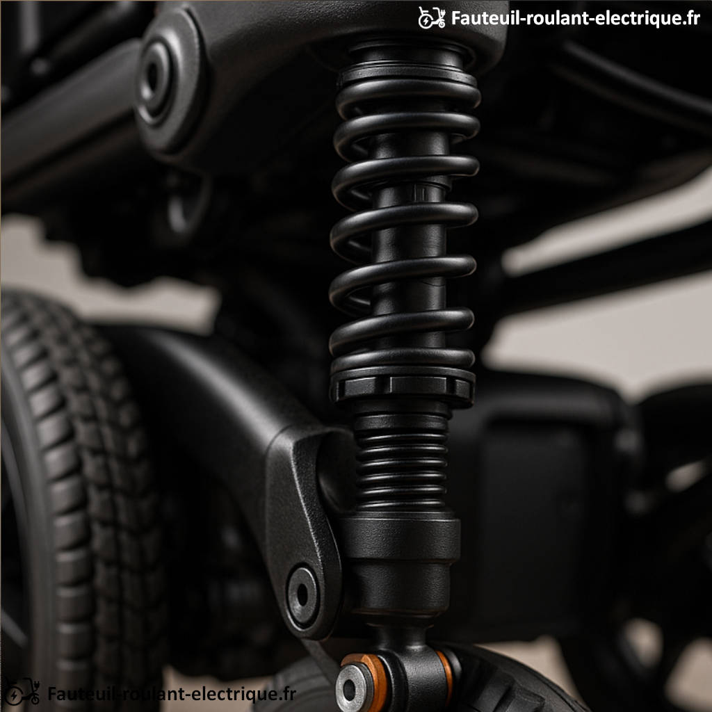 suspension fauteuil roulant électrique