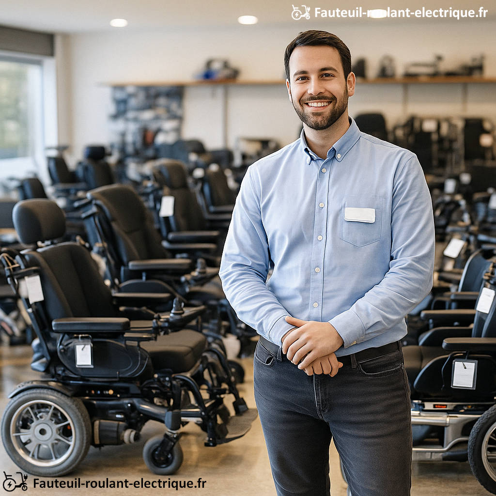 vendeur magasin de fauteuil roulant électrique