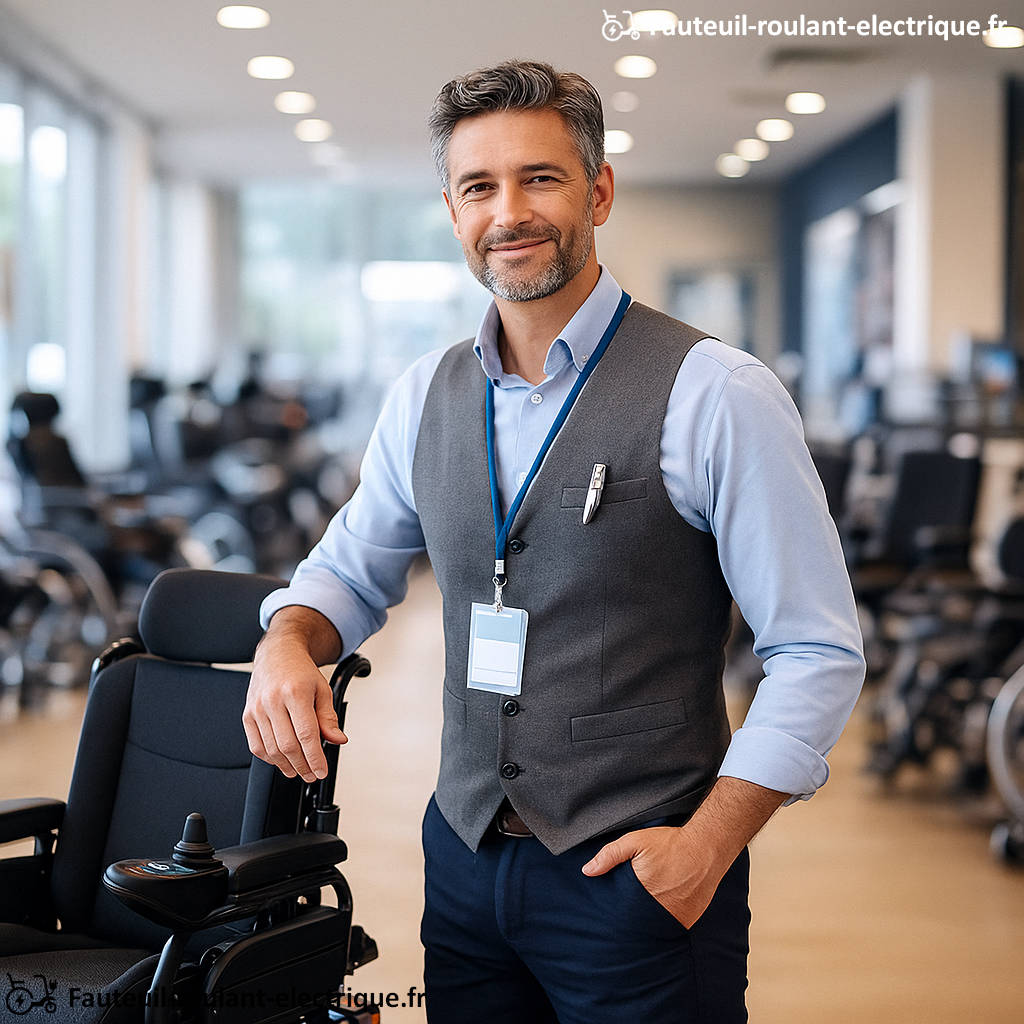 vendeur magasin de fauteuil roulant électrique
