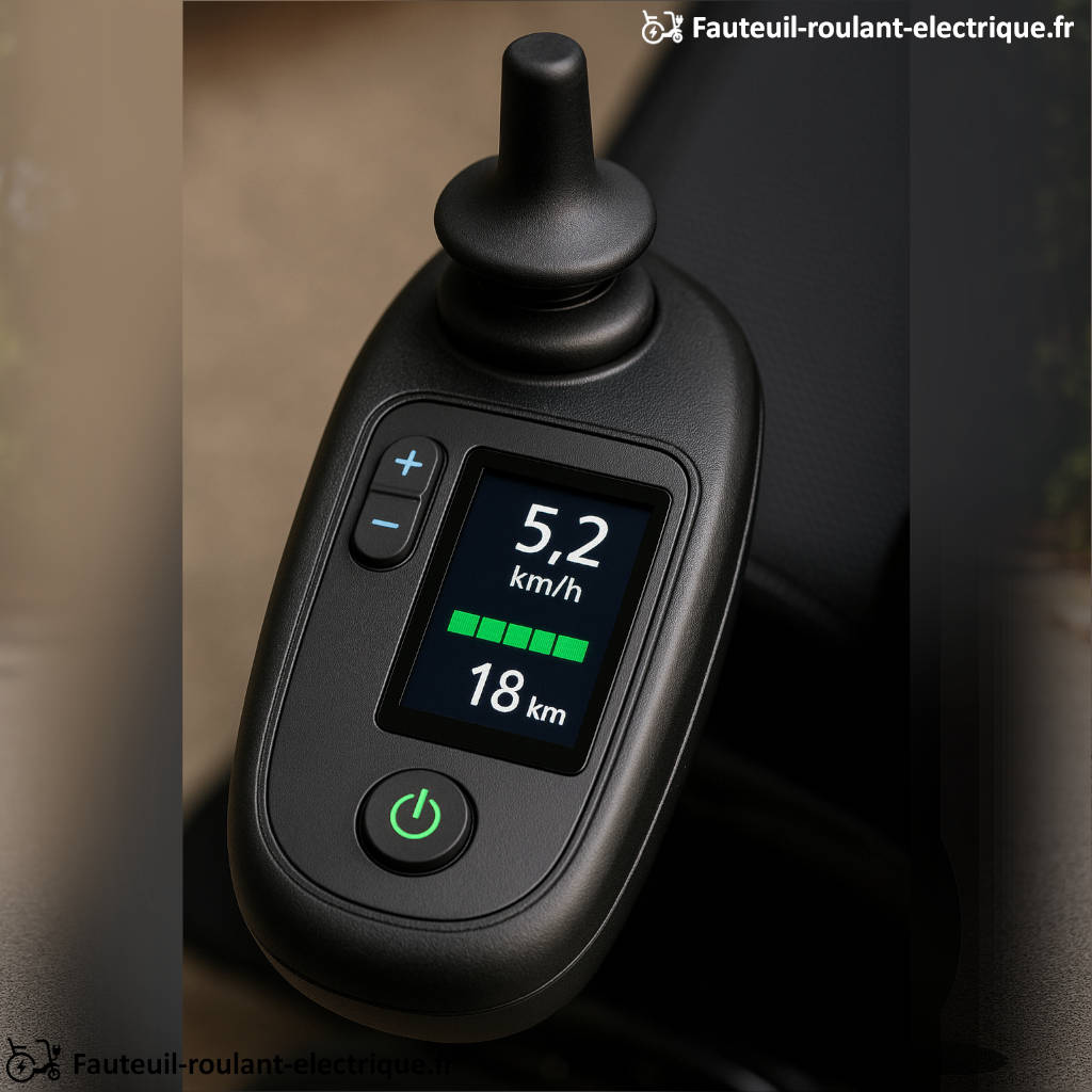 vitesse autonomie fauteuil roulant