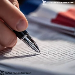 notice d’utilisation d’un fauteuil roulant